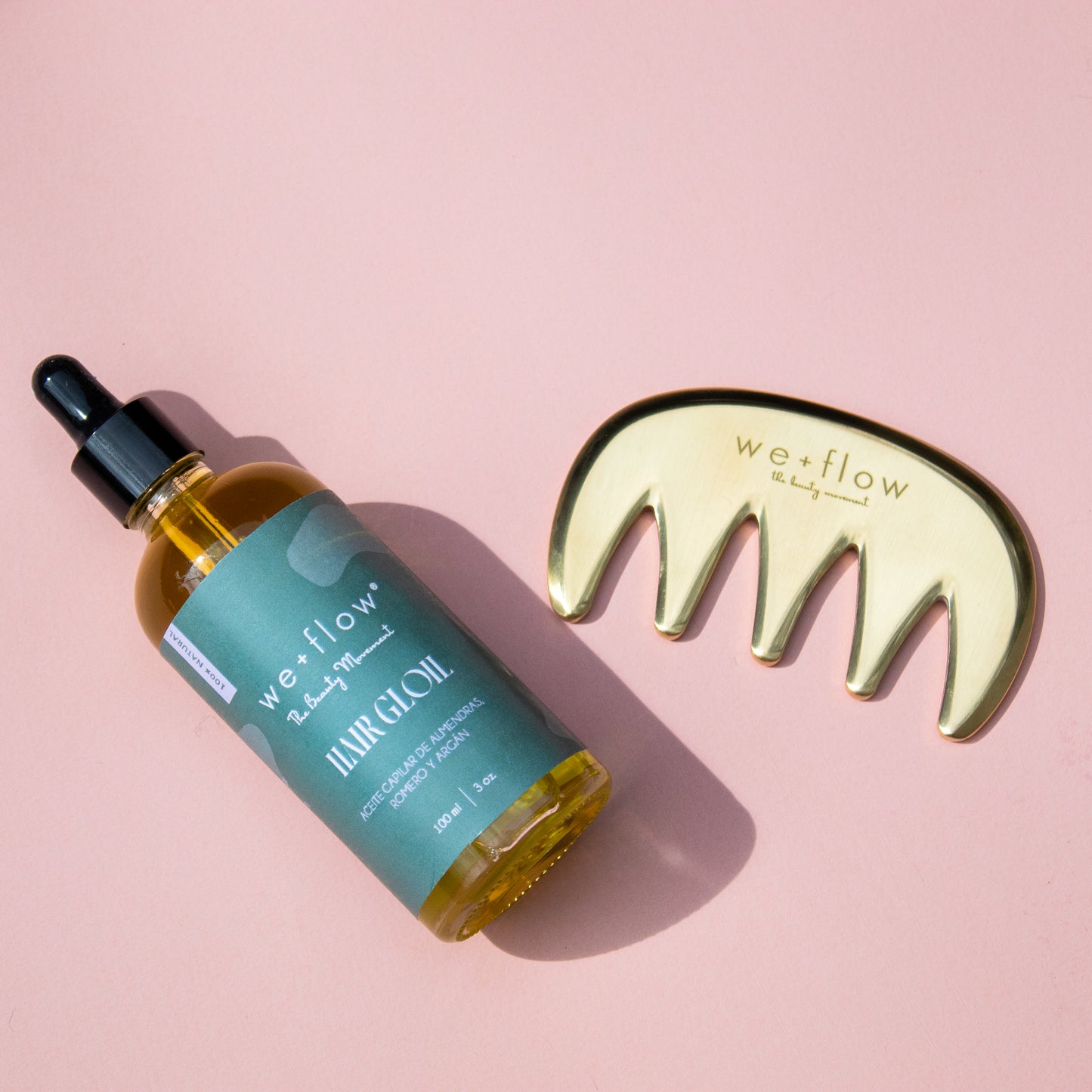 KIT CAPILAR Peine de Kansa + Aceite Capilar Fortalecedor