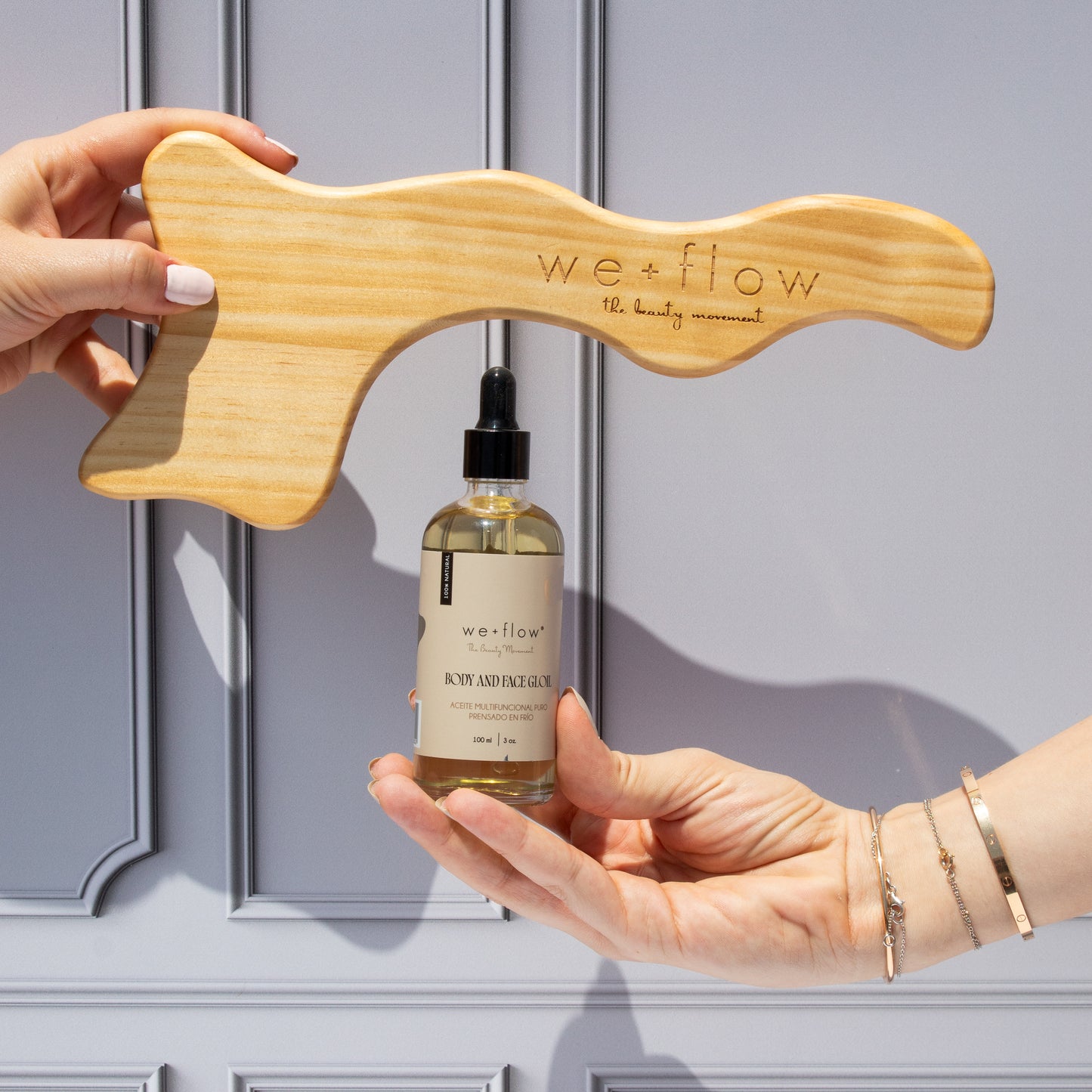 Kit Gua Sha Corporal + Aceite Hidratante "Body Gloil"